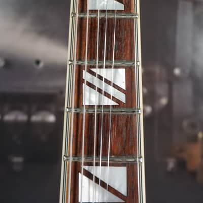 1997 Washburn J-9 Hollowbody w/ Bigsby – White – OHSC image 4