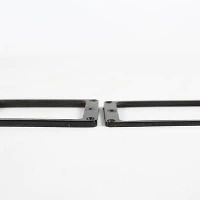 1974 Gibson Vintage Les Paul/L6-S/SG/ES Pickup Rings SET Humbucker Black 1970s USA image 4