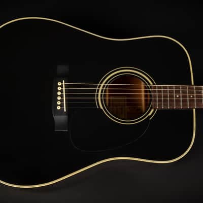 1989 Sigma by Martin DM-4B - Black | Korea Vintage Dreadnought Acoustic Guitar Solid Top | Case image 4