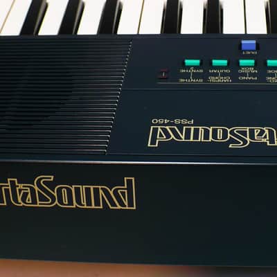 Yamaha PSS-450 PortaSound Synthesizer 1980's - Black image 11