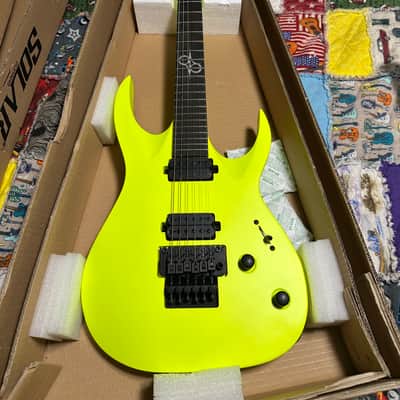 Solar Guitars A2.6FR LN – LEMON NEON MATTE 2023 image 1