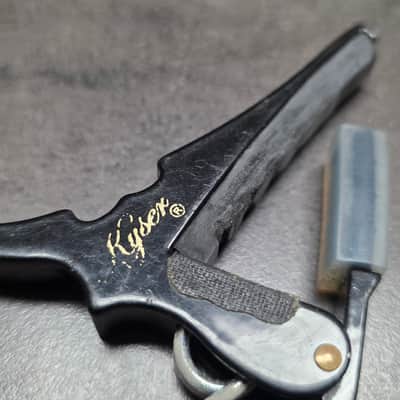 DAVE MUSTAINE'S MEGADETH Kyser Western Capo heavily used from his Breedlove acoustic guitar and home recording studio - Dave Mustaine Metal Artist Memorabilia image 3