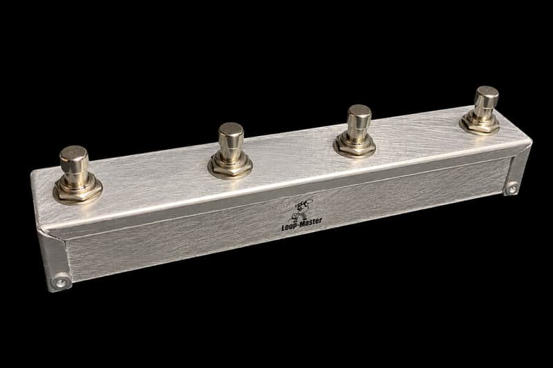 LOOP-MASTER PEDALS MERIS® 4 PRESET FOOTSWITCH Passive 4-Button Preset Controller | Handcrafted in USA image 1