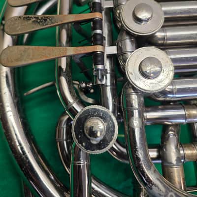 Holton H179 Farkas Double French Horn 2010s - Clear-Lacquered Nickel-Silver image 7