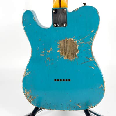 2021 Fender Custom Shop ’52 Heavy Relic Telecaster – Taos Turquoise image 7