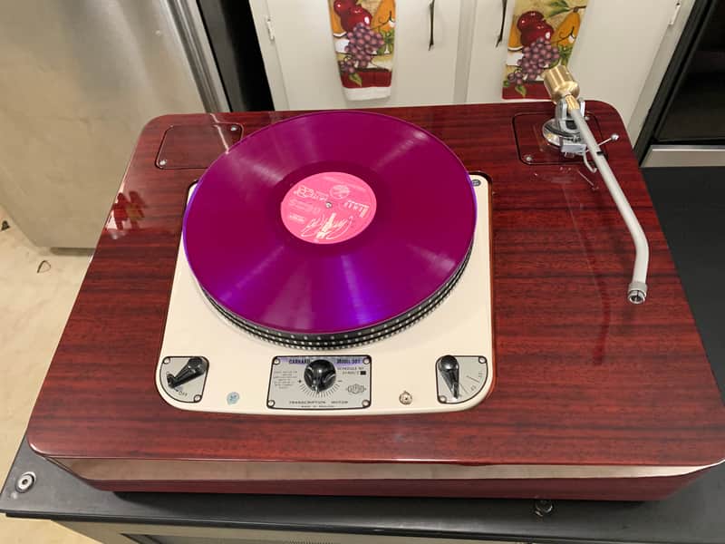Garrard 301 1965 Cream white, Paduk DAS Plinth, Ortofon AB-309 12” version image 1