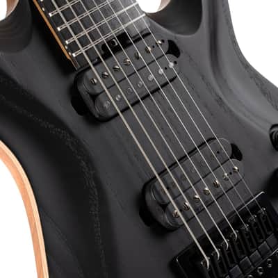 Cort KX707 KX Series 707 EverTune 7-String Electric Guitar. Open Pore Black image 5
