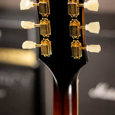 Epiphone J-200 Acoustic/Electric Guitar - Aged Vintage Sunburst Gloss - Used image 7