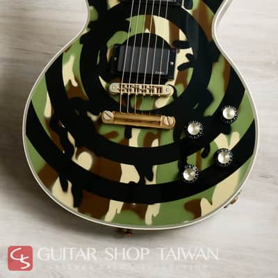 2004 Gibson Custom Shop Zakk Wylde Bullseye Camo Les Paul Custom with Signed image 8