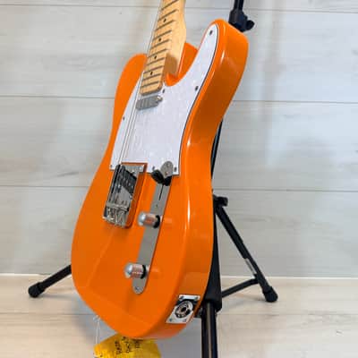 Amati T-Style Electric Guitar Orange Gloss Finish w/ Gig Bag image 6