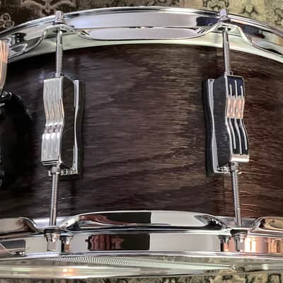 Ludwig 6.5x14” Classic Oak Smoke Snare Drum image 3