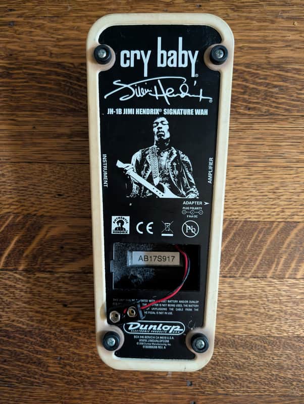Dunlop JH-1B Jimi Hendrix Signature Cry Baby Wah 2006 - 2009