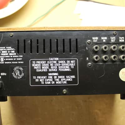 Restored Realistic 31-1986 5 Band Graphic Equalizer image 8
