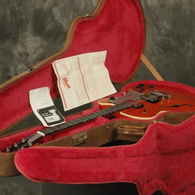 RARE 1990 Gibson Chet Atkins Tennessean Sunrise Orange stamped PROTOTYPE image 23