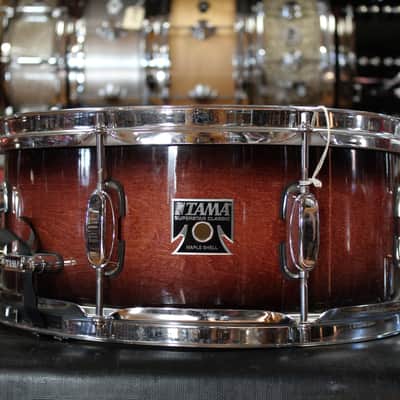 Tama 6x14 Superstar Snare Drum in Dark Cherry Fade image 1