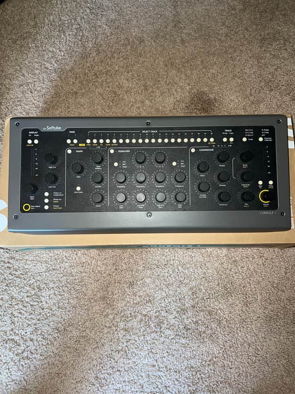Softube Console 1 MKII Hardware/Software Mixer 2010s - Black/Grey image 1