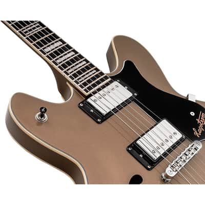 Hagstrom Viking Limited-Edition Semi-Hollow Electric Guitar Regular Desert Haze image 6