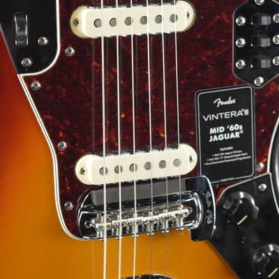 Fender Vintera III Mid '60s Jaguar 3-Color Sunburst Rosewood Fingerboard image 3