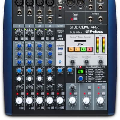 PRESONUS StudioLive SLM AR8C 8 Channel Mixer USB Recording Interface+Laptop Bag image 12