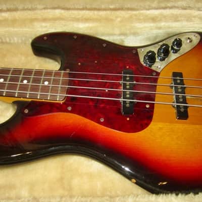 2005 Fender Jazz Bass Sunburst w/ Nice Hard Case image 8