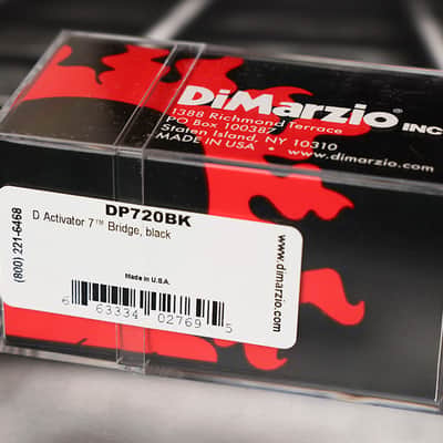 DiMarzio DP720BK D-Activator 7-String Bridge Humbucker - Black image 2