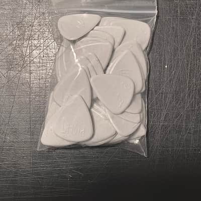 Piglet Jerry Clone White Graphite 2mm Guitar Picks (50pk) image 1