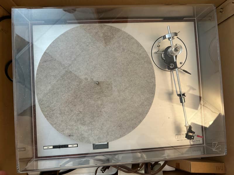 Luxman PD-121 Direct Drive Turntable w/ Mayware Formula 4 Tonearm, Manual & Accessories