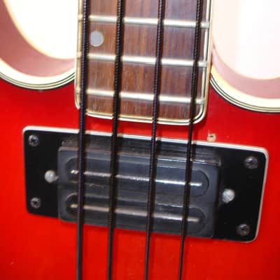 Vintage 70's Epiphone EA-260 4-String Bass Guitar, Cherryburst w/ Case image 7