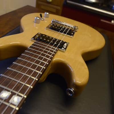 Jackson USA Scott Ian Anthrax Signature JJ1 Natural Korina Custom Dice Inlay Ransom Headstock Guitar image 13