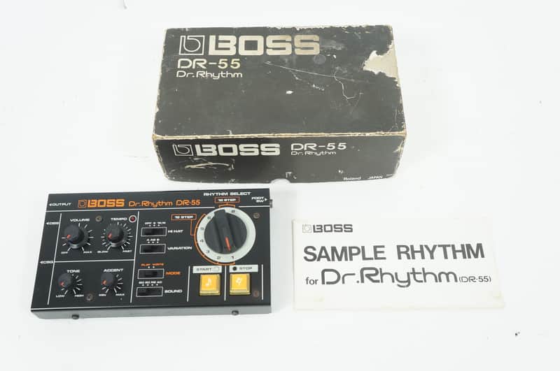 Immagine [SALE Ends Sep 3] BOSS Dr-55 Dr. Rhythm Vintage Analog Drum Machine Roland - 1