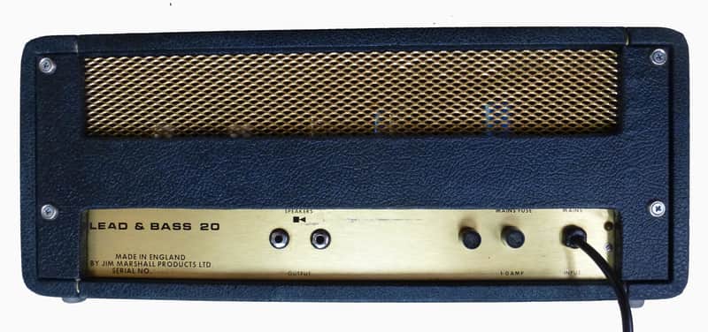 Marshall JMP 2061 Lead & Bass 2-Channel 20-Watt Guitar / Bass Amp Head 1967 - 1974 image 2