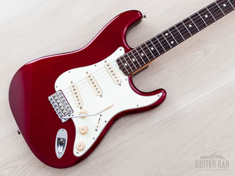 2016 Fender Japan Exclusive Classic '60s Stratocaster Texas Special Candy Apple Red, ST62-TX image 1