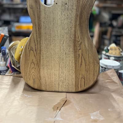Madlad Instruments Grain Stained "Double Single" Precision Bass Semi-Gloss Finished Body (made with pride in north Texas) image 2