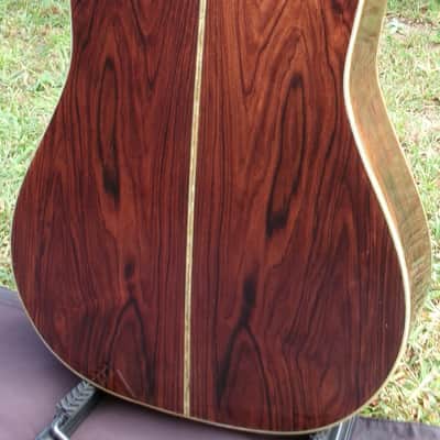 1974 Yairi YW-600 Dreadnought Guitar New Jacaranda Natural+vintage Hard Case image 7