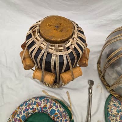 Pair of Hand Made Indian Tabla Drums (C020-14) image 7