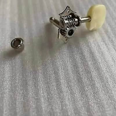 Open Gear Vintage Hofner Bass Tuners Pegs For HCT500 Bass in 2R2L image 2
