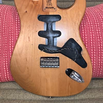 Warmoth Alder Stratocaster Hardtail Body with Fender Hardtail Bridge image 4