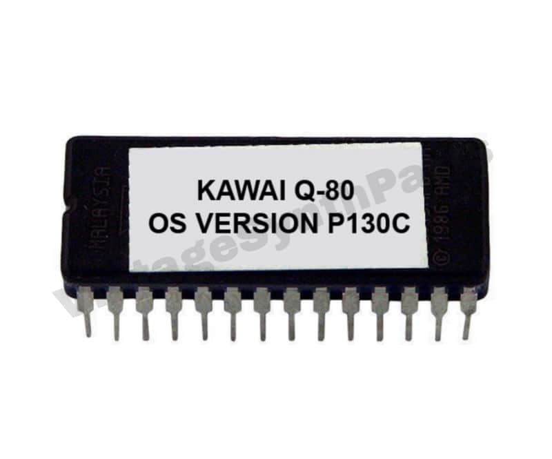 KAWAI Q80 Midi Sequencer Firmware version C Update Upgrade Operating System Rom Eprom Q80 Chip Ic image 1