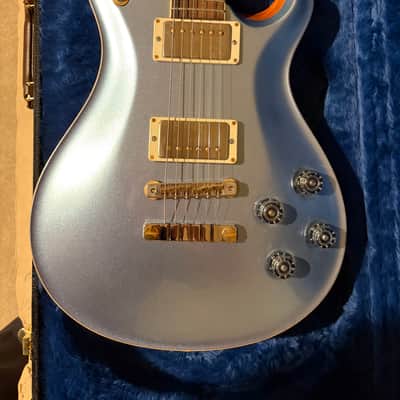 PRS McCarty 594 Wood Library Limited 2022 - Frost Blue Metallic w/Natural Back image 8