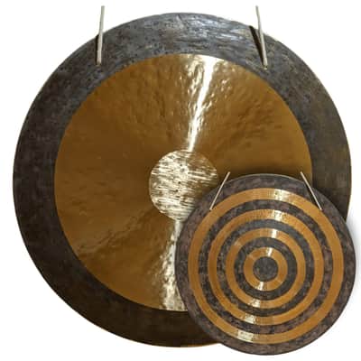 28" (D2-15) Solar Horizon Gong by Raven Sounds, Handmade Bronze Wind Gong, Free Mallet image 2