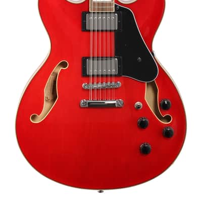 Ibanez Artcore AS7312 Semi-Hollowbody Guitar Trans Cherry Red image 3
