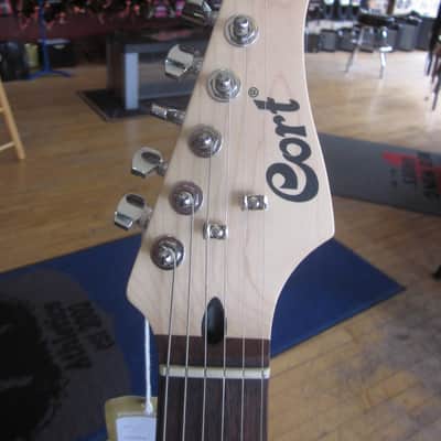 Cort G Series G110 Double Cutaway HSS Electric Guitar G110OPBC-U - Open Bore Black Cherry image 5