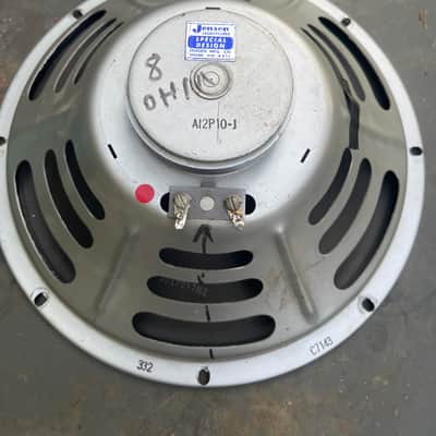 Jensen Vintage 12” 8 ohm guitar speaker like C12R. A12P10 60’s - Chrome image 1