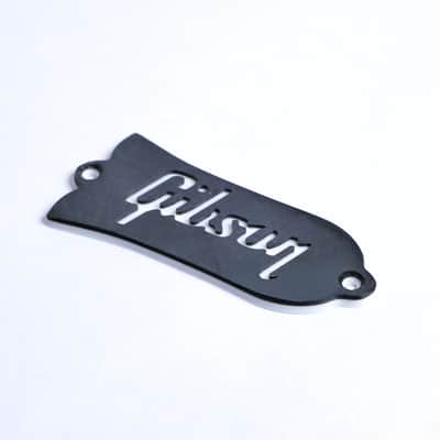 Custom Gibson Les Paul Truss Rod Cover - Gibson Logo (Black & White) image 10
