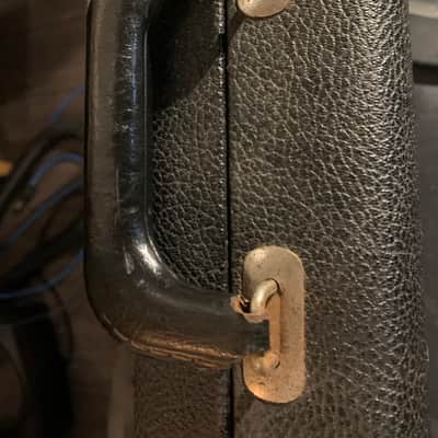 Fender Strat/ Tele case 1966 - Black image 9