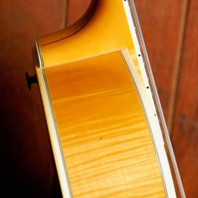 Aria Pro II FA-03 Natural Archtop Hollowbody Electric Guitar Pre-Owned image 14