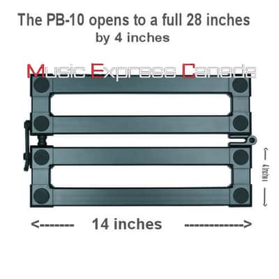 MOOER PB-10 Stomplate Maxi Folding Pedal Board for 10 pedals in a Soft Carry Bag image 5