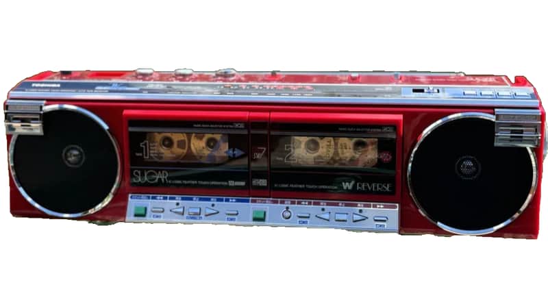 TOSHIBA RT-SW7 Sugar Rare Vintage Cassette Boombox  Japan Serviced  Warranty