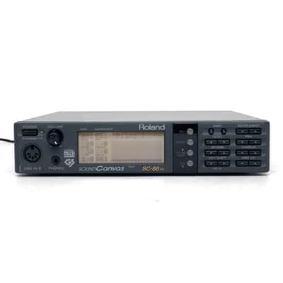 Roland SC-88VL w/ Universal power supply and New internal battery Sound Canvas GS MIDI Sound Module General Midi Canvas Made in Japan Worldwide Shipment