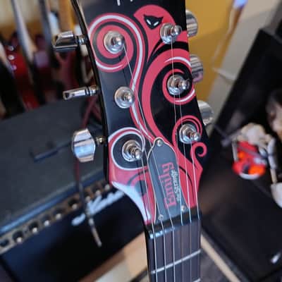 Epiphone Emily the Strange G-310  - Ebony with Emily the Strange Graphic image 2